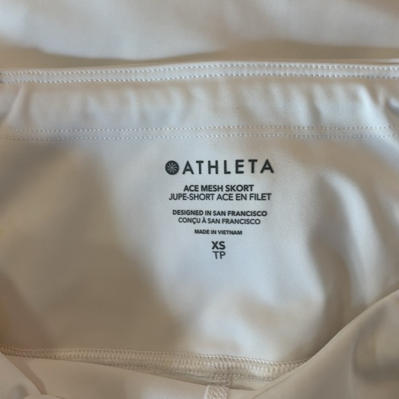 Athleta White Mesh Skort - Picture 3 of 5